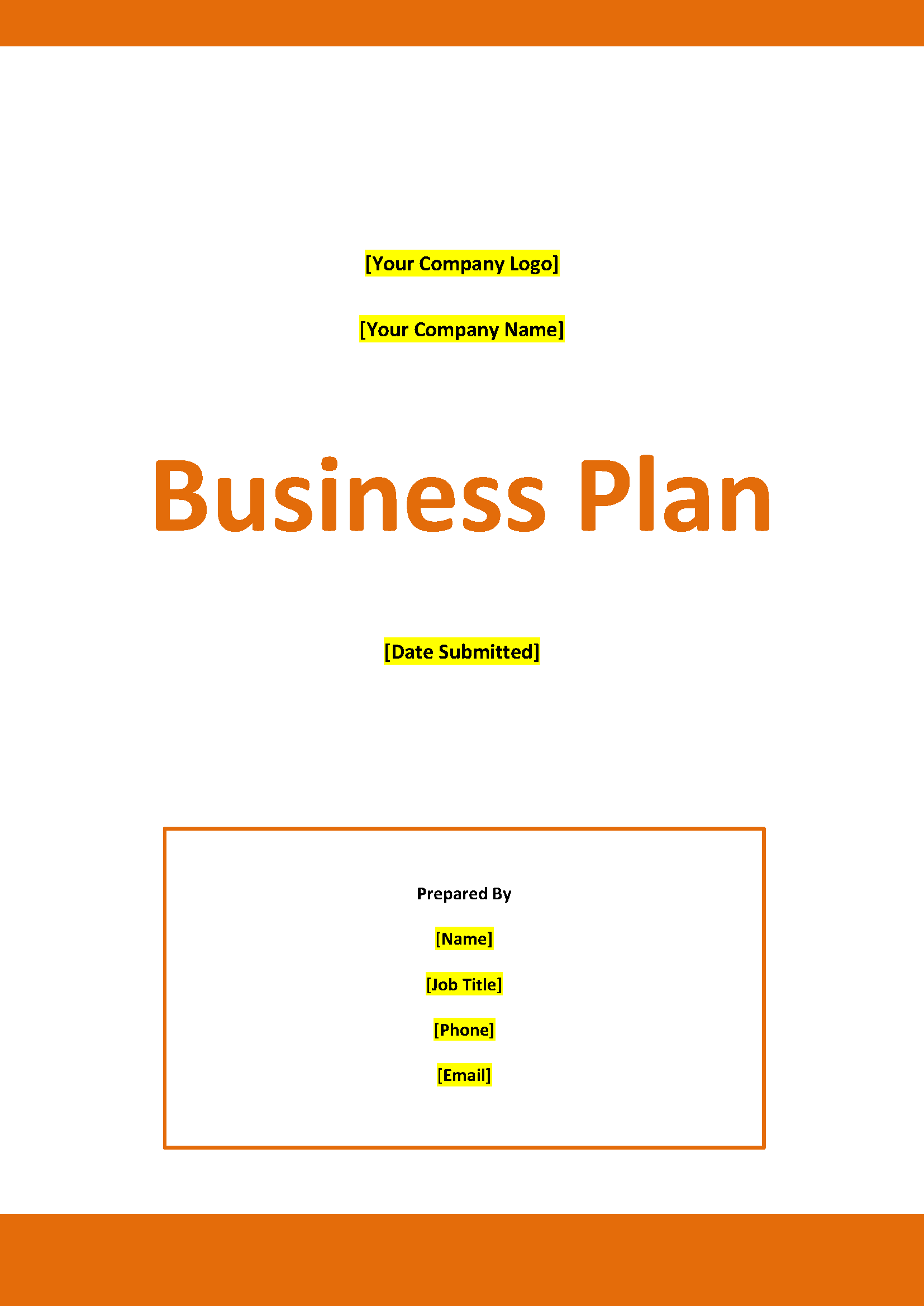 28 - Software Testing Business Plan Template